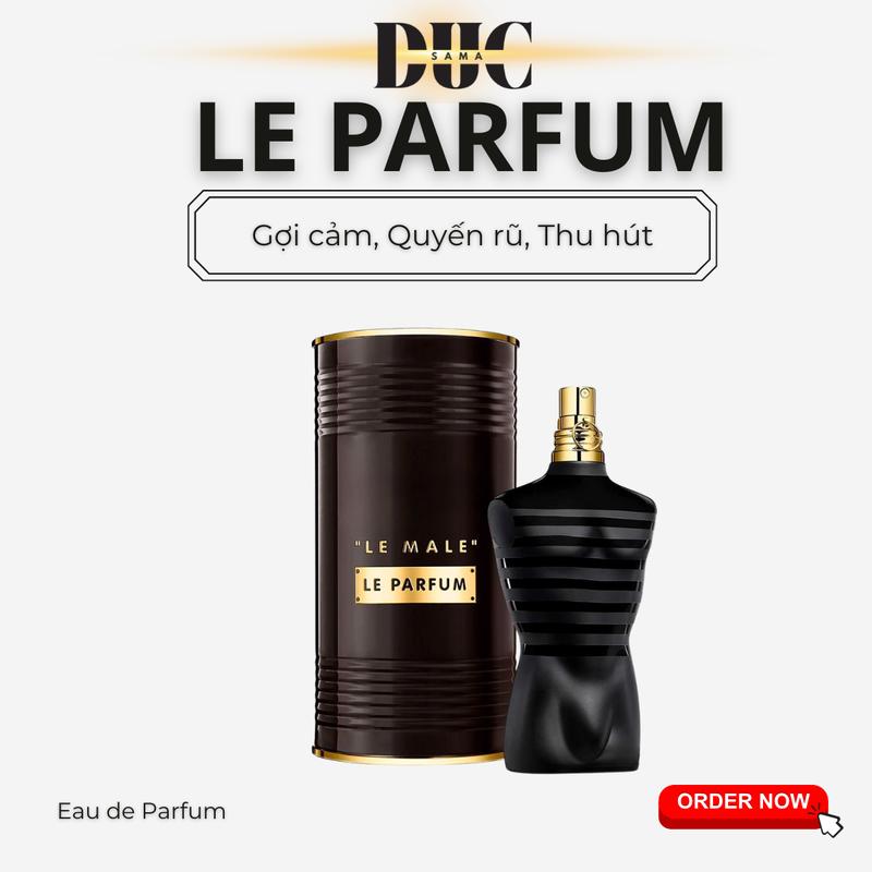  Nước hoa nam Le Male Le Parfum phiên bản EDP - mùi hương ngọt nồng nam tính lịch lãm 