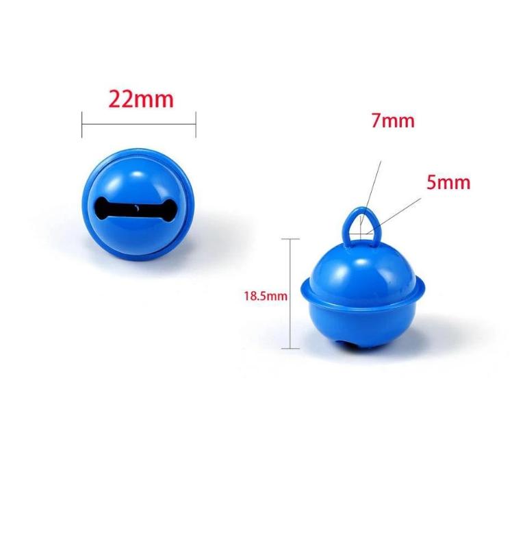 Chuông 22mm nhiều màu sắc đeo cho chó mèo ễ thương 2
