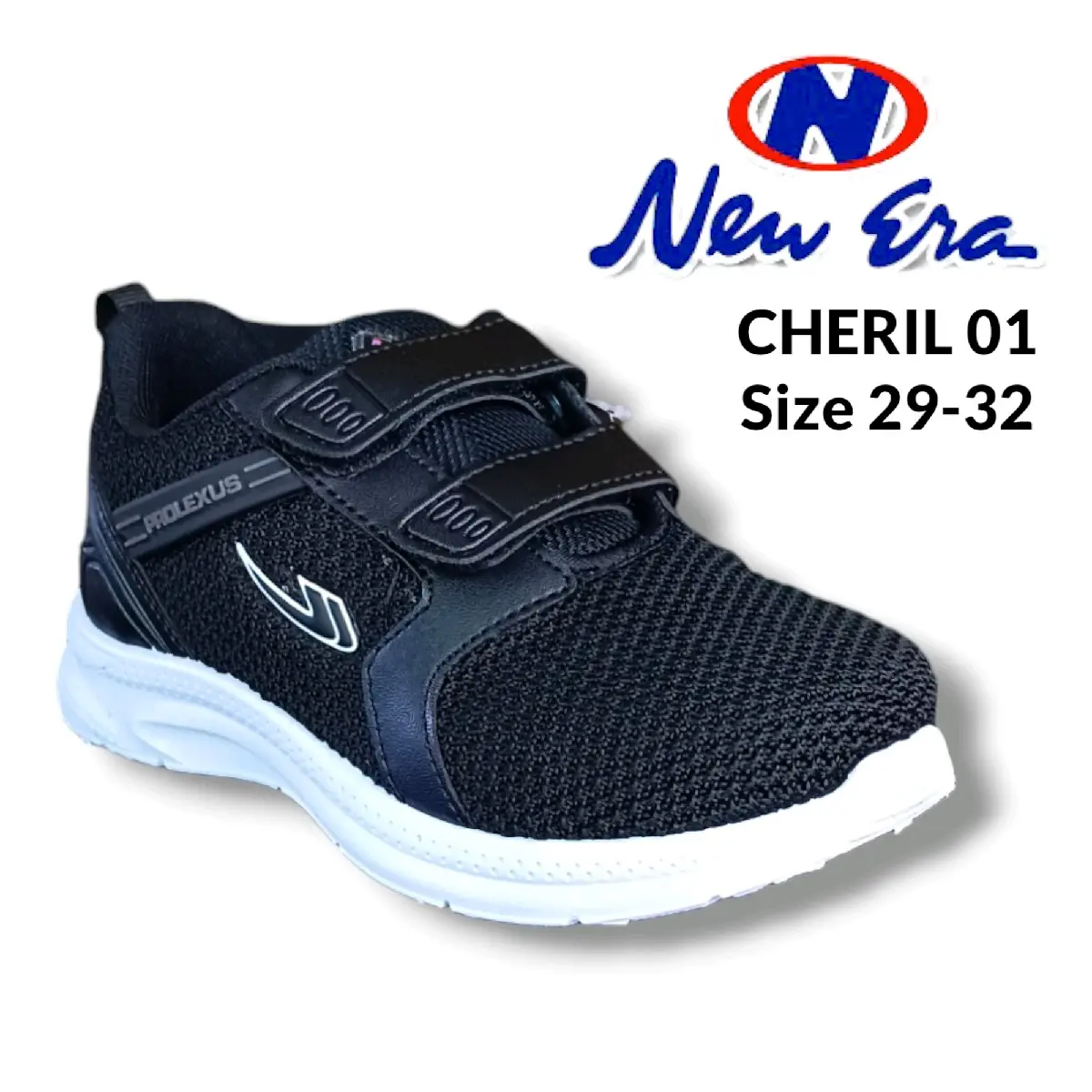SEPATU NEW ERA SEPATU SEKOLAH SEPATU PEREKAT DAN SLI ON SEPATU ANAK TK SD SEPATU ANAK COWOK CEWEK