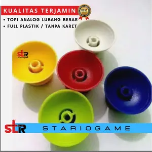 10 Topi Analog Stik PS2 PS3 Full Plastik Tanpa Karet Jamur Analog Stik PS2 Stick PS3 Kualitas Terjamin Garansi Seumur Hidup