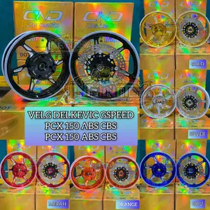 VELG DELKEVIC SIX STAR G-SPEED MIO SPORTY VARIO110/BEAT/SCOOPY VARIO125/150 MIO M3 VARIO ABS PCX 150 160 ABS CBSAEROX NMAX NEW/OLD Accessories Motorcycle