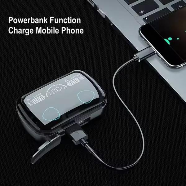 Headset Bluetooth TWS M10 PLUS powerbank 1 bluetooh tws Headset Bluetooth TWS M10 PLUS powerbank 1 bluetooh tws