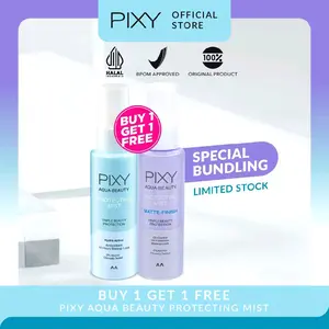 Pixy aqua beauty protecting mist matte face mist setting spray matte