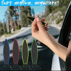 Finger Surfing Board Plastik Finger Surf board Papan Selancar Jari Mini Finger Surfboard Wind Surfing Toys Surf Deck Board