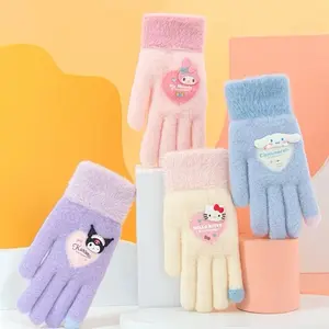 Sarung Tangan Anak Kartun Flip Sarung Tangan Lucu Tebal Musim Dingin Luar Ruangan Bayi Sarung Tangan Tetap Hangat Sarung Tangan Anak Tahan Angin