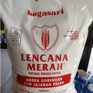 ￼Tepung Terigu Lencana Merah 5kg Untuk Aneka Gorengan Dan Jajanan Pasar