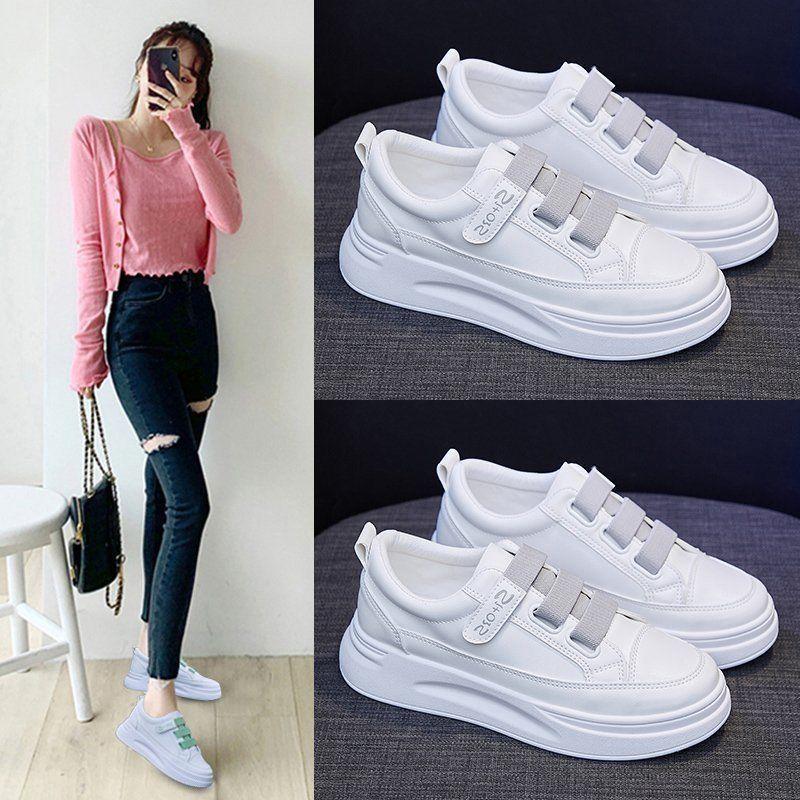 Sepatu Wanita Sneaakers Sport Kets Low Top Tali Karet Velkro Fashion Korean Style Kasual Shoes Sepatu Wanita Sneaakers Sport Kets Low Top Tali Karet Velkro Fashion Korean Style Kasual Shoes