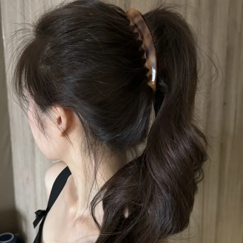 Kẹp Tóc Hình Quả Chuối, Cỡ Lớn, Nhám, Với Đĩa Sau Đầu, Dành Cho Nữ, Kẹp Tóc Thanh Lịch, Kẹp Tóc Phổ Biến, Hàng Mới Về Cua Women Voi Càng Cua