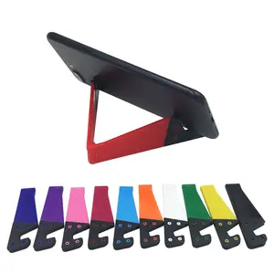 New Mini V-Shaped Desktop Mobile Cell Phone Stand Holder Portable Foldable Adjustable For IPhone Samsung iPad Support Universal