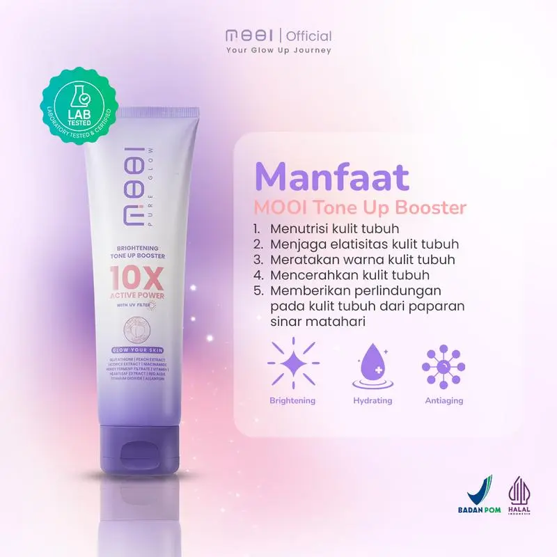 MOOI PURE GLOW TONE UP BOOSTER LOTION 100 GR