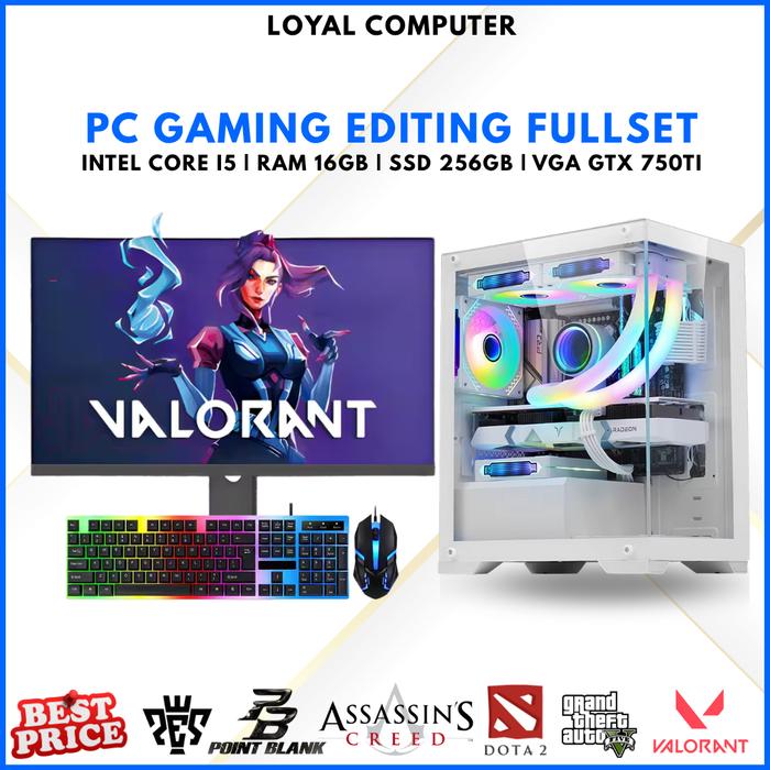 Promo PC RAKITAN FULLSET GAMING EDITING INTEL CORE I5 | RAM 16GB | SSD ...