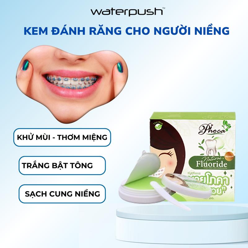  Kem đánh răng cho người niềng răng By Phoca 25g khử mùi thơm miệng trắng bật tông 