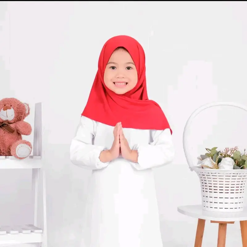 3 pcs pasmina anak instan hijab anak instan segi tiga jilbab anak kerudung anak hijab bayi instan non ped kerudung bayi pasmina bayi jilbab bayi 6