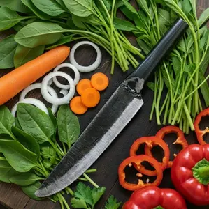 Pisau Dapur Bahan Baja Gergaji Selendang 16cm Ideal Iris Bumbu Buah Kupas Daging Praktis Efisien Bahan Full Besi Anti Lepas Cocok Untuk Memasak Sehari-hari - Kitchenware