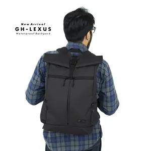 GH-Bag LEXUS Backpack Tas Sekolah Kuliah Kerja Travelling Tas Ransel Laptop 15,6" Inch Anti Air Waterproof Pria