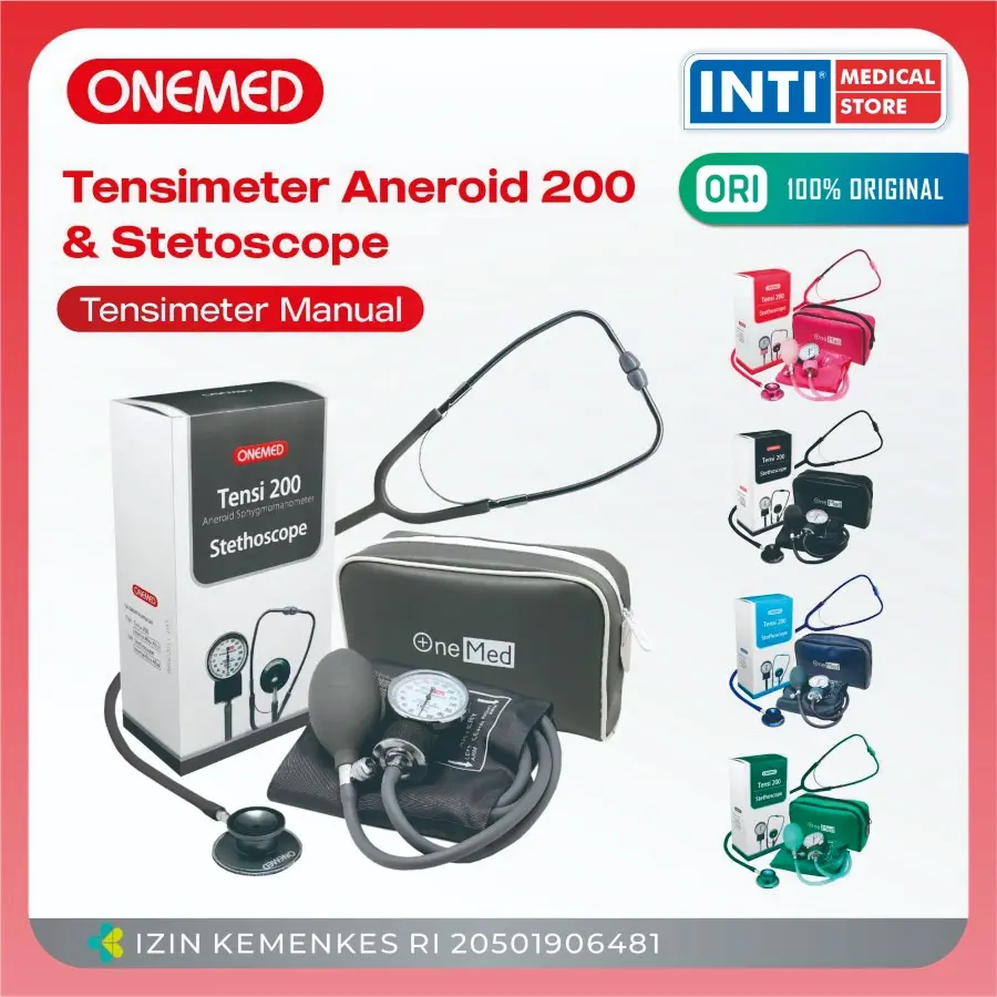ONEMED | Tensimeter Aneroid 200 & Stetoscope | Tensimeter Manual