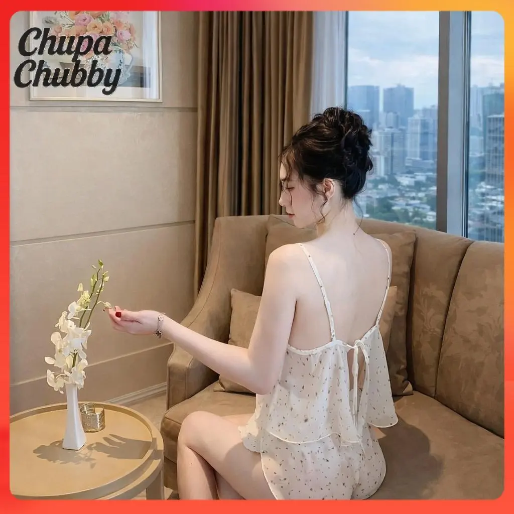 [BIGSIZE 55-95kg][XUYÊN THẤU] Bộ Ngủ Bigsize Voan Cổ Đổ Xuyên Thấu - Quyến Rũ Tinh Tế & Tôn Dáng - Màu mới liên tục - Áo 2 lớp mặt trước