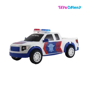 MAINAN ANAK MOBIL POLISI DOUBLE CABIN BAK TERBUKA RKC02151-1