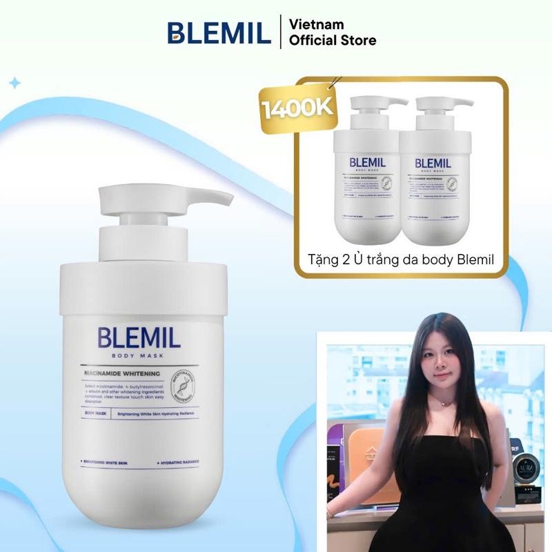[Mua 1 Tặng 2] Ủ Hỗ Trợ Dưỡng Trắng Da Body 577 Blemil Niacinamide Whitening Mask 500g