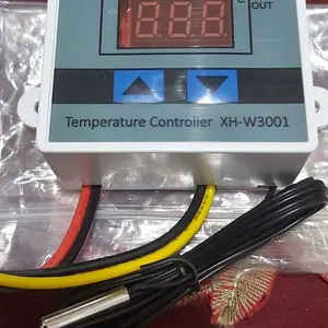 Termostat Digital 220V Termostat W3001 AC Untuk Mesin Tetas