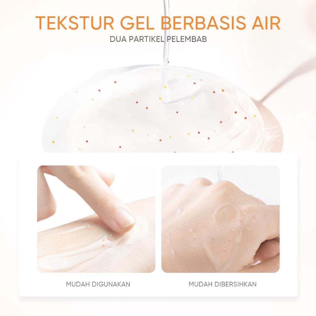 GMEE-LAN 3PCS Orange Exfoliating Gel Facial Glowing Blackhead Cleaner Body Exfoliating 50g Scrub Pembersih Wajah BPOM - Cleaning