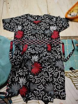 Product Review of Dress Batik Anak Perempuan Cewek Seragaman Motif Terbaru umur 2-12th from w**a 1