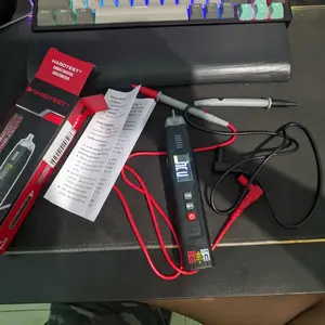 【HT122 Hitam vs HM95 Oranye】Bebas Pilih Warna, Fitur Identik! Multimeter Pen Habotest Seri Ini: 600V/4000 Digit, NCV Non-Kontak, Detektor Urutan Fasa & Auto-Ranging.