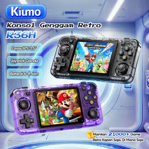 Kiumo Retro handheld R36H multi console | Game Retro R36H 128GB Handheld Games Consoles Console Accessories Video Games Gameboy Gamepad