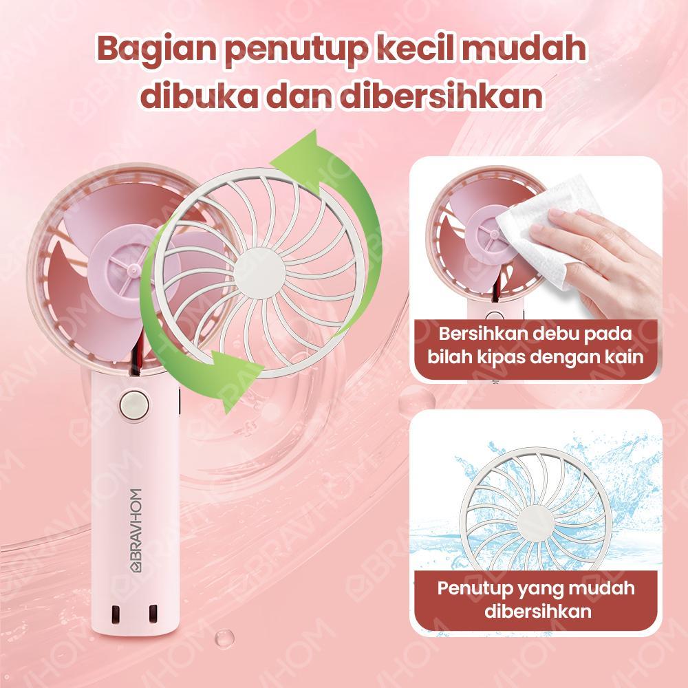 (COD)Bravhom 2lN1 Kipas Angin Mini PortableAromaterapi 3 Kecepatan Phone Holder (COD)Bravhom 2lN1 Kipas Angin Mini PortableAromaterapi 3 Kecepatan Phone Holder