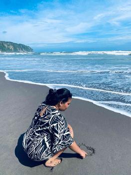 Product Review of Jamsuit Natalia Motif Bamboo Leaf Bali Panjang Pendek Rayon Wanita Setelan Jumpsuit Bunga from A**🦋 1