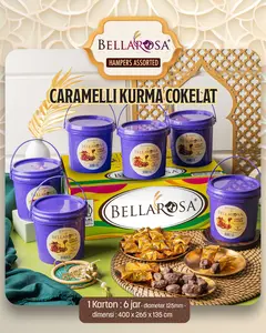 Bellarosa Caramelli Kurma Coklat Hampers Bingkisan Lebaran Idul Fitri