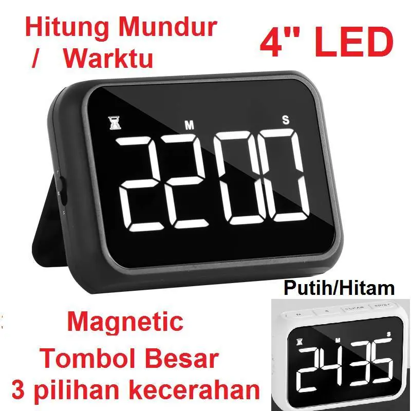 JD-12 Alarm Hitung Mundur Clock Stopwatch Kitchen Digital Kichen Timer jam Timer Dapur Masak Count Down