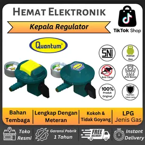 (COD) QUANTUM Regulator + Nanometer Tekanan Stabil Aman & Hemat Gas