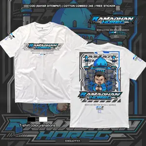 Emkadvsn Kaos Ramadhan Horeg New Edition Cotton Combed 24s White