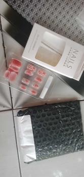Product Review of Kuku Palsu nail art aesthetic dan lem wisuda tangan pewarna Nails Grooming Manicure Set Pedicure Set Stainless Steel Polish Cat Elegant from C**Y K**A 0