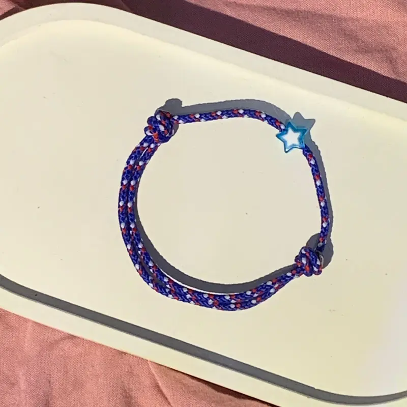 [ BISA COD ] GELANG PRUSIK COUPLE STAR EDITION 1