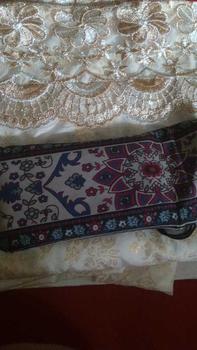 Product Review of Mukena Sabrina Dewasa Katun Mix Foil New Exslusif Renda Tileu Import Mewah from A**u 0