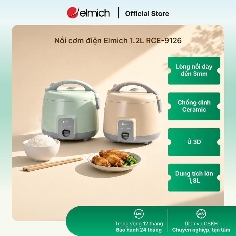 Nồi cơm điện Elmich 1.2L RCE-9126