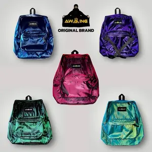 Awaking Tas Ransel Bunglon Casual Outfit Berubah Warna Gradasi Backpack Style Pria Wanita Sekolah Laptop
