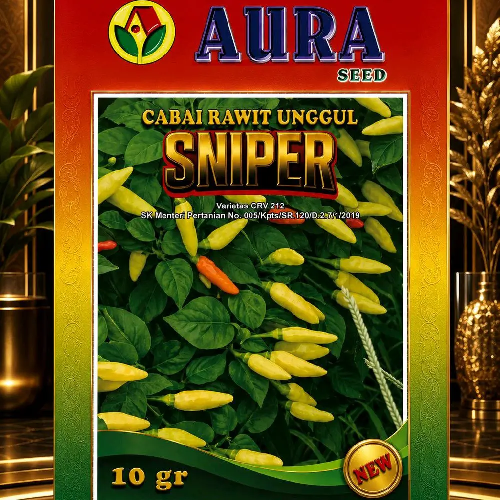 Benih Cabe Rawit Unggul SNIPER Isi 10 gram Aura Seed