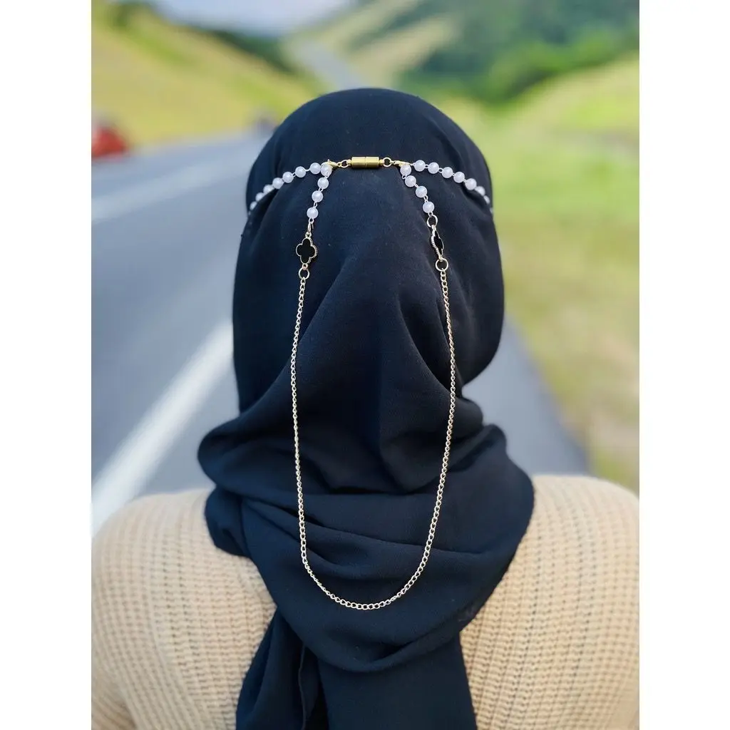 Hijab Mask chain magnet Pearl Glasses Anti Loss Chain Dual-use Mask Strap Glasses Chain
