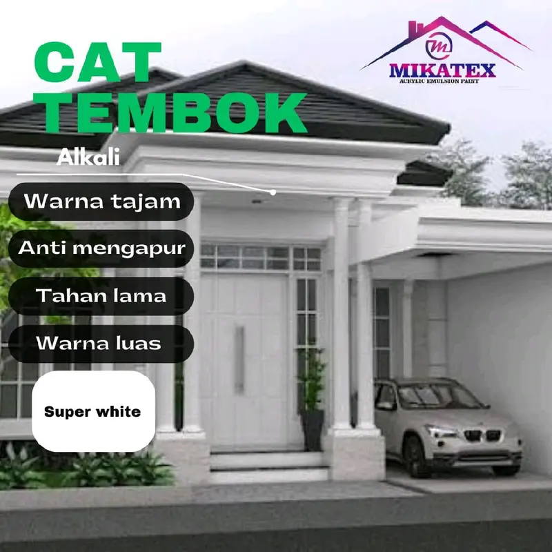 Cat Tembok 15kg Anti Mengapur,Warna Tajam, Kuat terhadap cuaca Paint 3