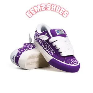 Fomo Sepatu Larguz Purple Series 39-44 Bemz Shoes Sneakers Casual Unisex Pria Wanita