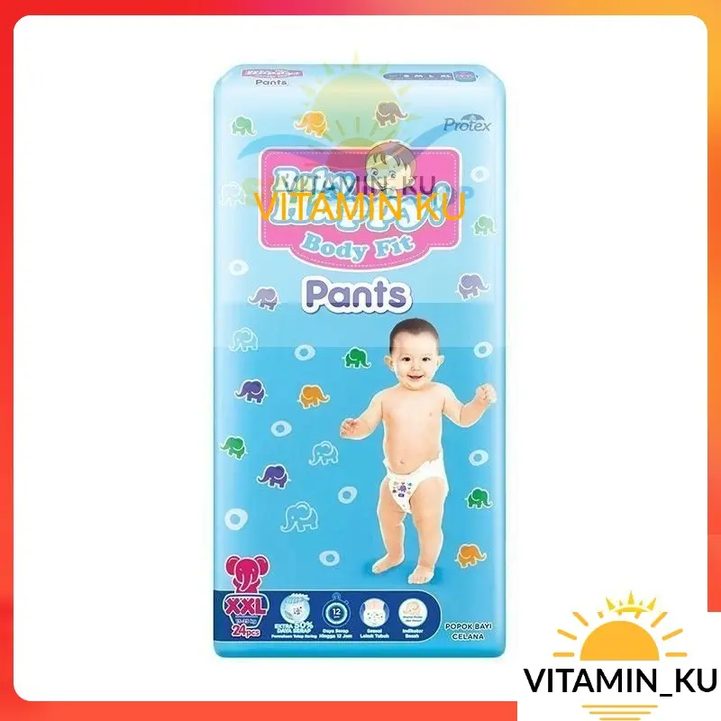 POPOK BABY HAPPY PANTS S40 M32 L28 XL26 XXL24 DIAPERS CELANA #VITAMINKU 6