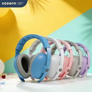 Earmuff Scoora Cronos Lite - Pelindung Telinga Anak Bayi Peredam Suara Dari Bising Pesawat