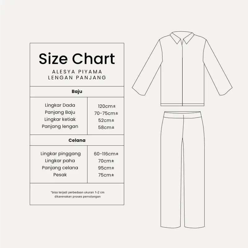 Piyama Kemeja Setelan Panjang Dydlabel Alesya Set Bahan Rayon 1
