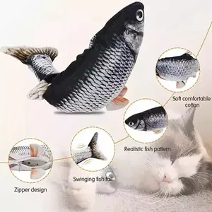 Mainan Ikan Goyang Boboin Bayi Mainan Simulasi Ikan Dancing Fish / Mainan Kucing Bentuk Ikan Goyang / Mainan Tepuk Bayi Mainan Tepuk Pantat Bayi Puk Puk Bayi / Mainan Anak Ikan Bergerak Boneka Ikan / Mainan Edukasi Ikan Goyang Mainan Bayi