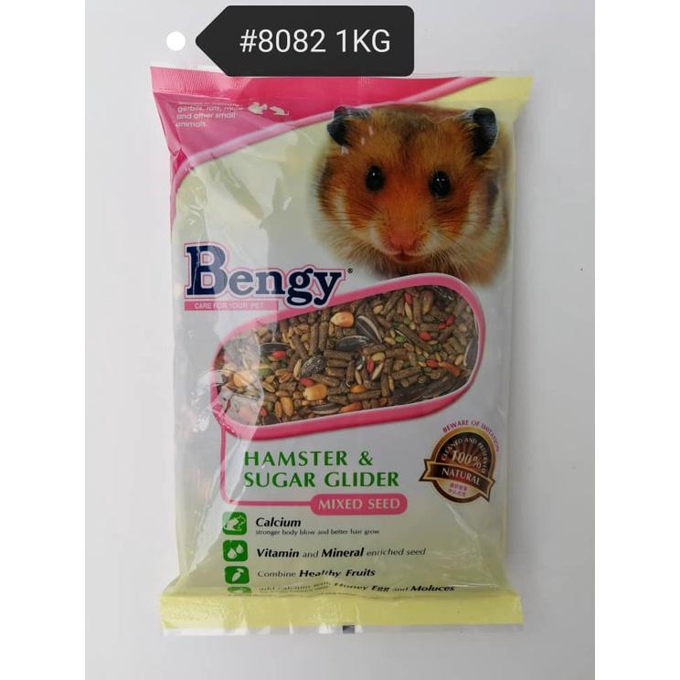 Bengy Mixed Seed Hamster Sugar Glider Gerbil Food Feed 1kg Makanan