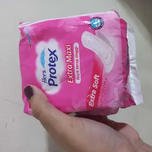 1 Tas (6 pack) HERS PROTEX PINK Maxi 8 Pembalut Wanita non-Wing