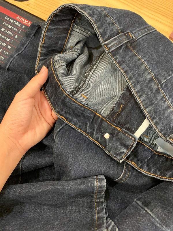 Chân váy jean nữ C014 dáng xòe cạp liền BIGSIZE , lưng cao tôn dáng, thời trang công sở 6
